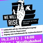 Plakat für die Demo am 16.2.2013